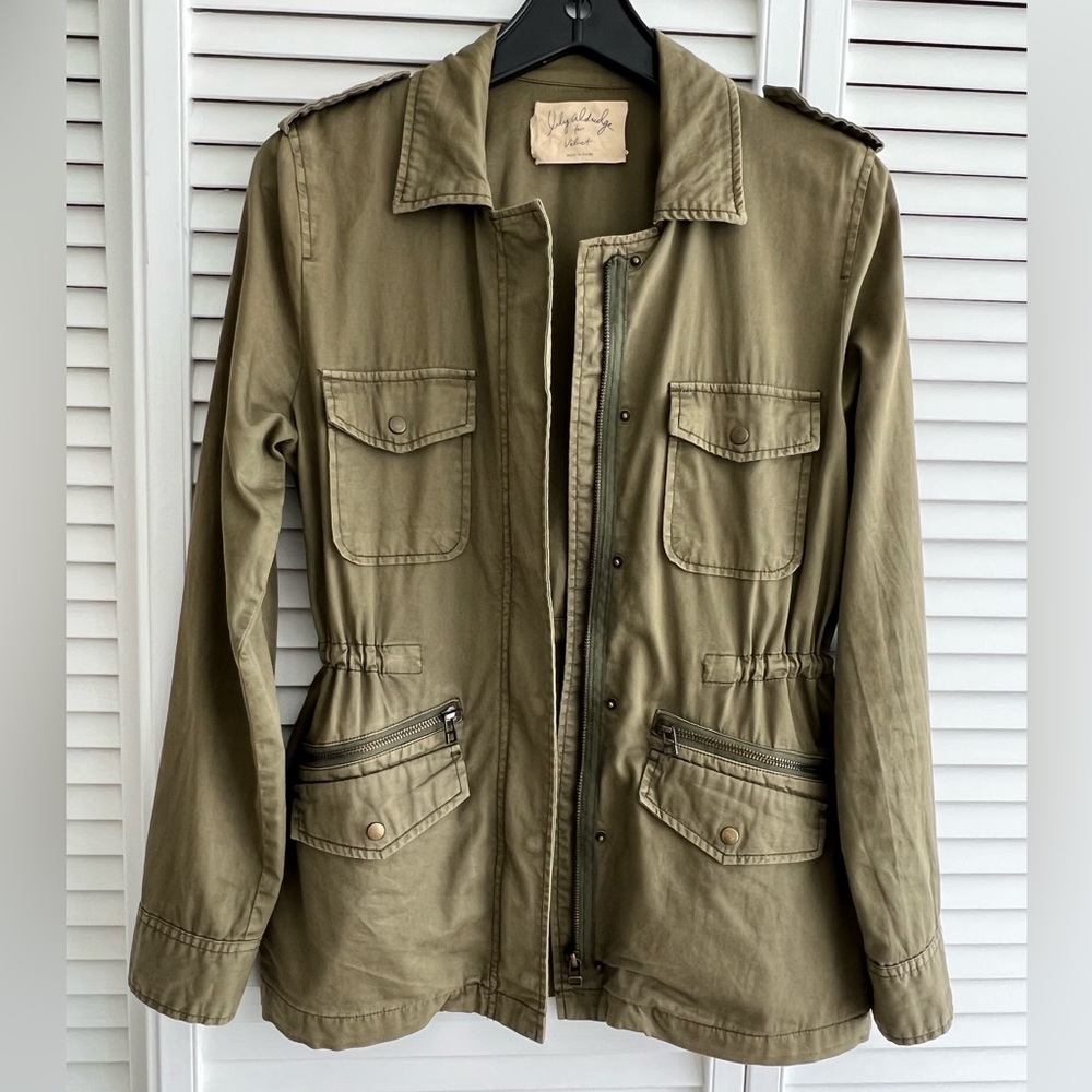 Lily Aldridge for Velvet RUBY LIGHT-WEIGHT ARMY JACKET XS